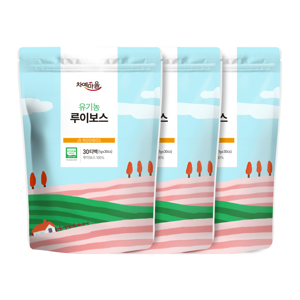 30티백 차예마을 허브차 유기농 루이보스티 30g, 3개 - 상품 이미지
