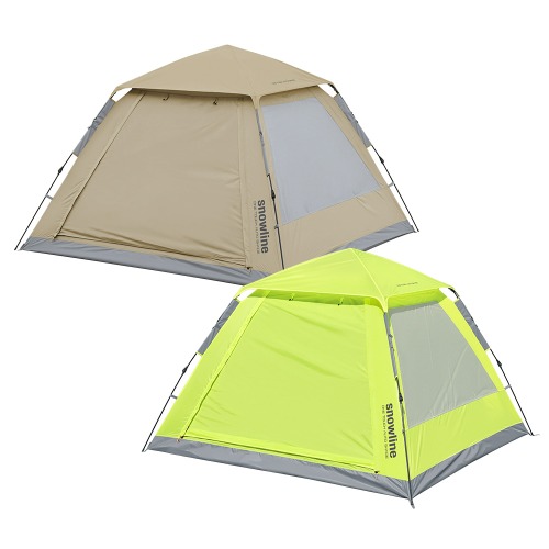 스노우라인 원터치 오토 쉐이드 자동폴대 4인 캠핑 피크닉 그늘막 텐트