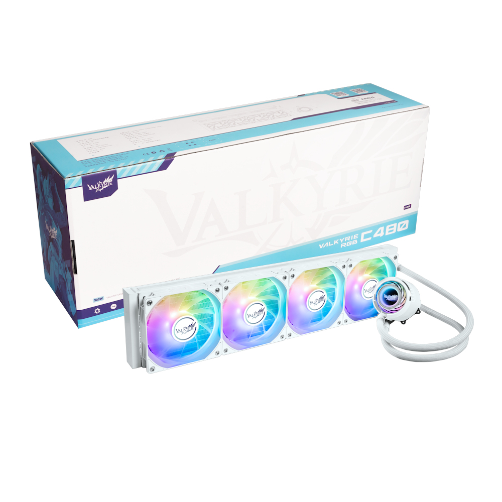 발키리 VALKYRIE C480 ARGB 수냉 CPU 쿨러 WHITE - 상세 이미지 5