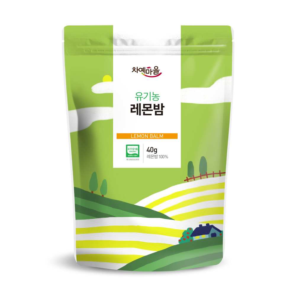 차예마을 허브차 유기농 레몬밤 40g, 1개 - 상품 이미지
