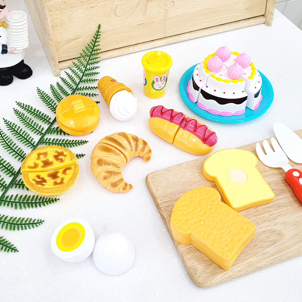 플레이맥스 new 베이커리 자르기 12종 /주방놀이 소꿉놀이 장난감 - 상품 이미지