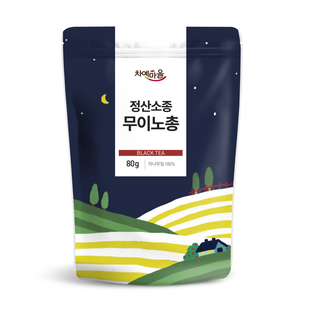 차예마을 정산소종 홍차 무이노총(비훈연) 80g, 1개 - 상품 이미지