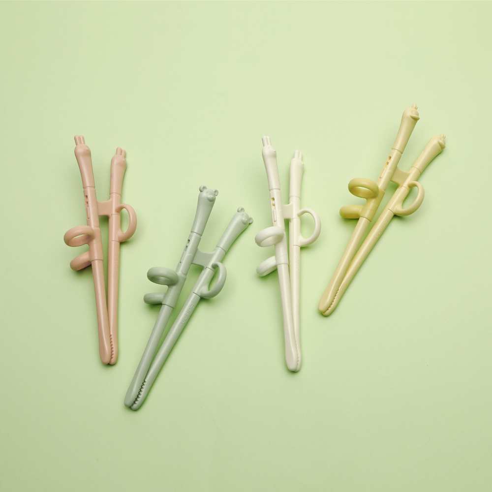 에디슨 유아 교정젓가락 스스로 미니 젓가락 토끼 2P 세트 제품 이미지