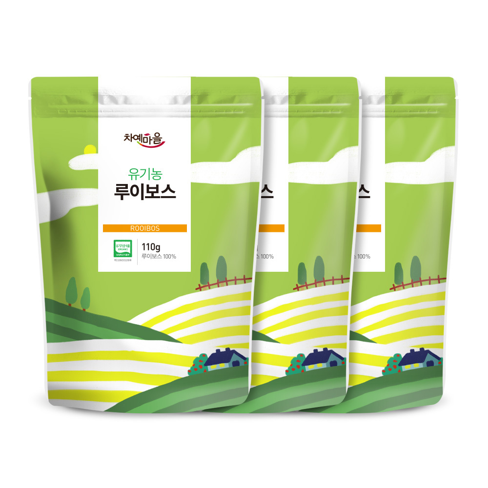 차예마을 허브차 유기농 루이보스티 110g, 3개 - 상품 이미지