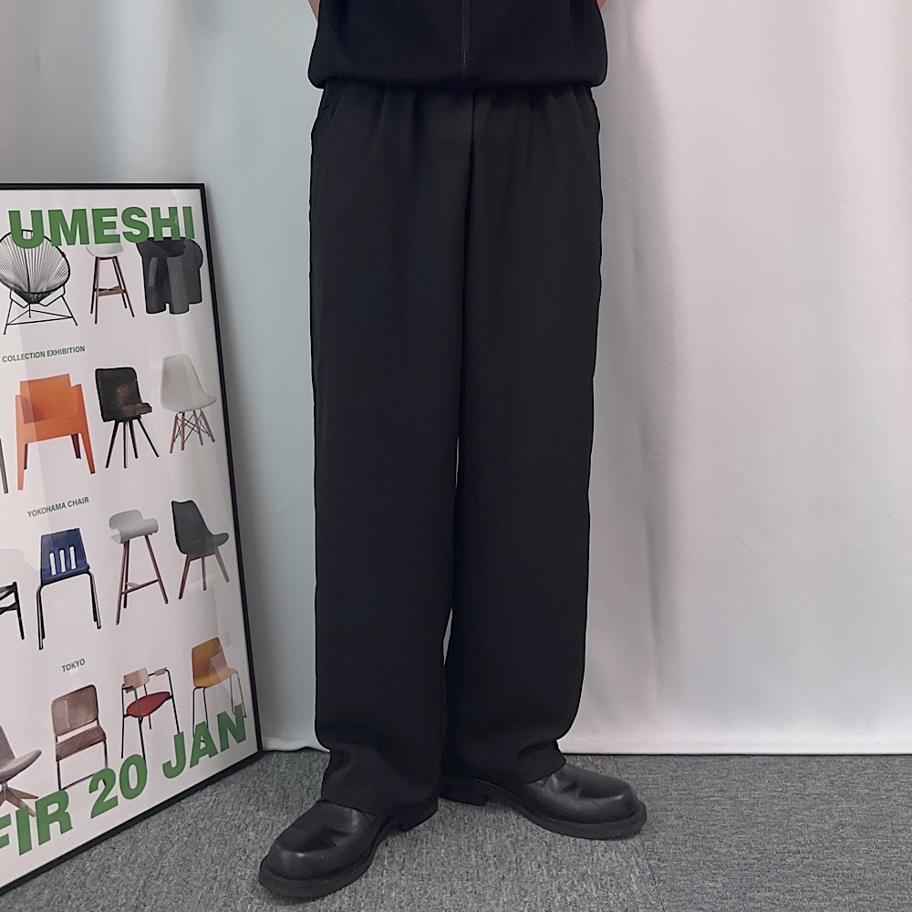 1+1 아이스실크바지 쿨슬랙스 남자통바지 - 상세 이미지 4