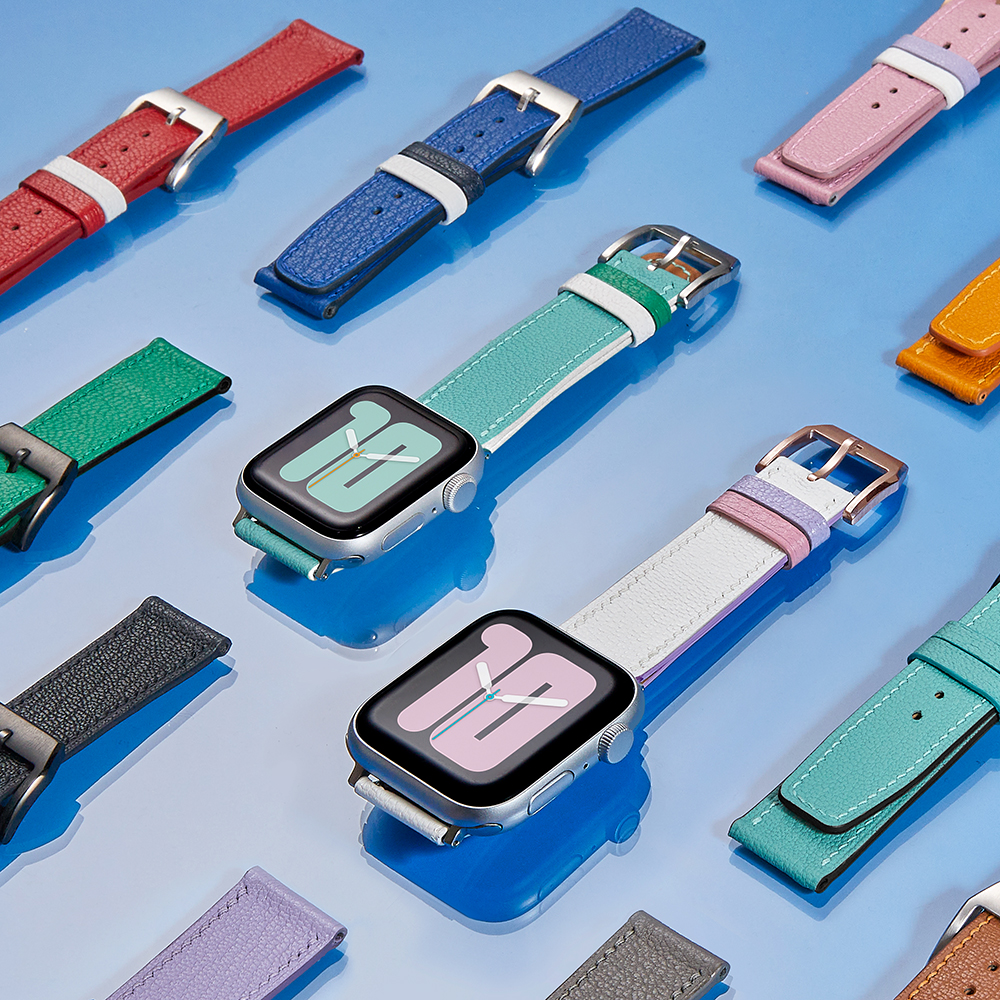애플워치 가죽 스트랩 11 10 울트라3 SE 2 호환 비스포크