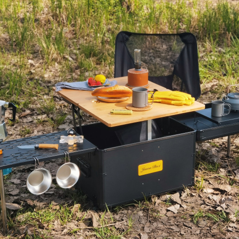 캠핑 카고 박스 시스템 테이블 컨테이너 일본 JASON BOX