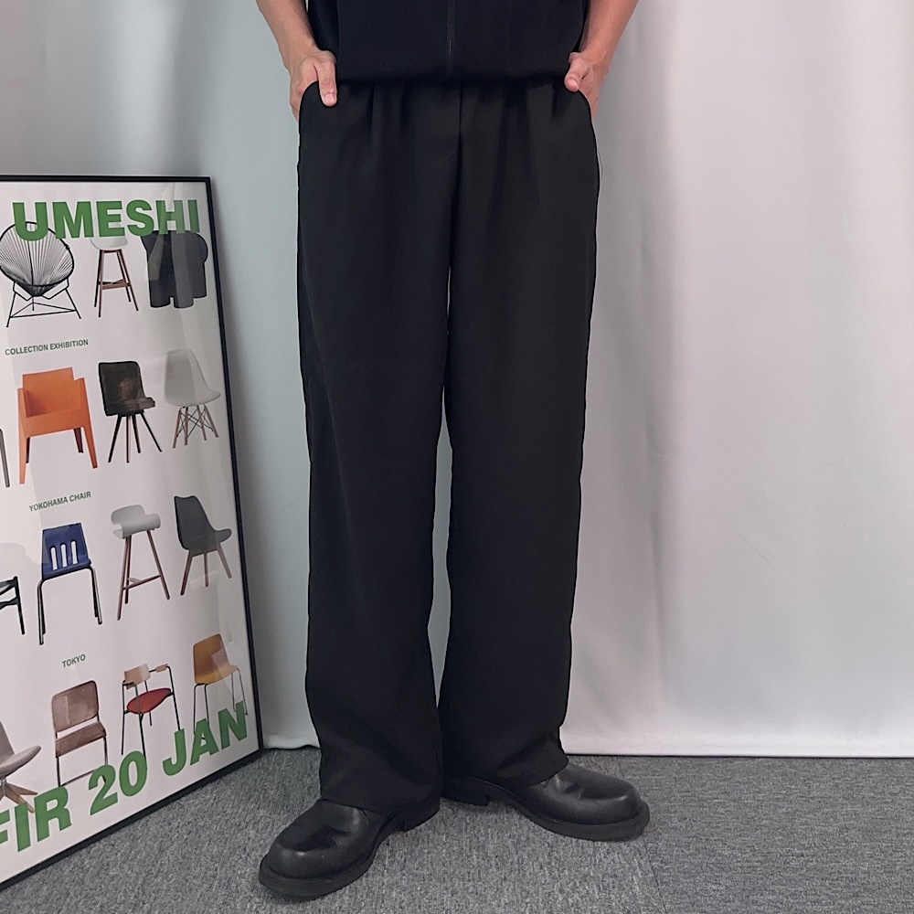 1+1 아이스실크바지 쿨슬랙스 남자통바지 - 상세 이미지 3