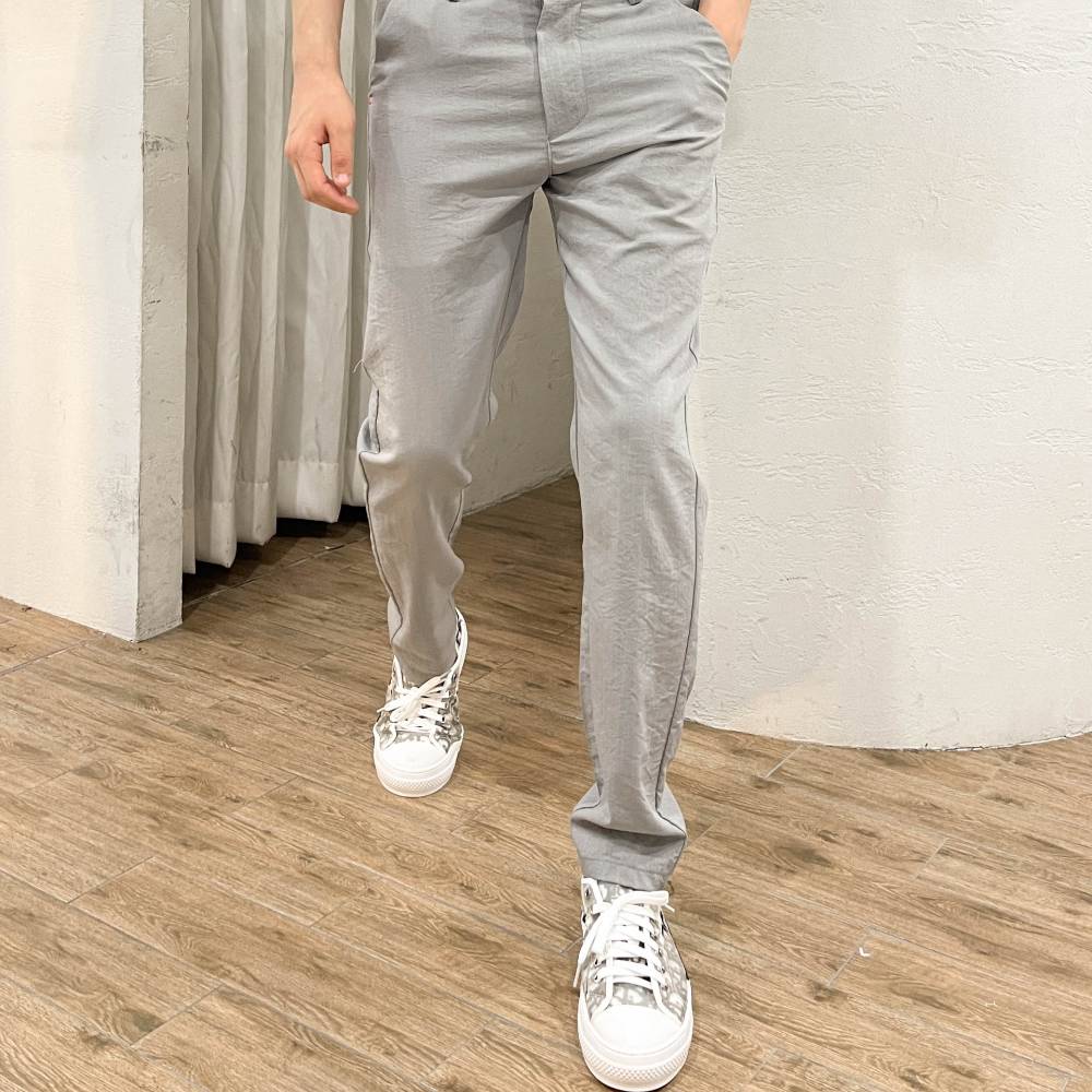 시어서커바지 남자여름슬랙스 슬림핏 여름 면바지 치노팬츠 - 상품 이미지