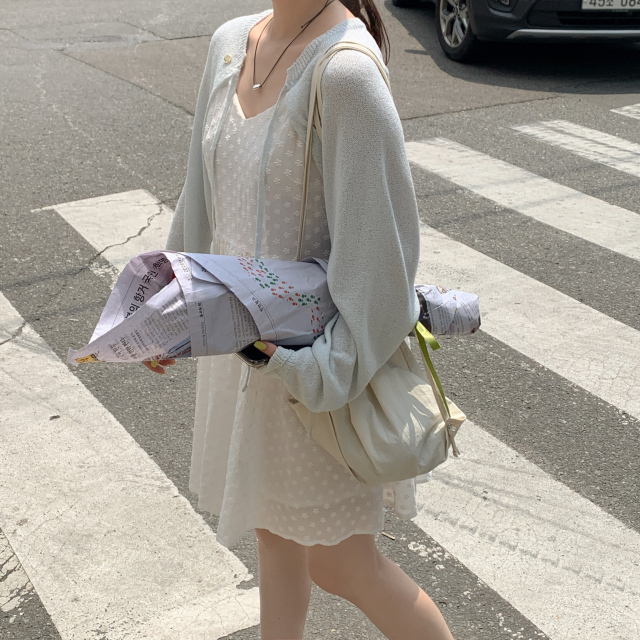 💕URBANE MADE 살안타템🌴💕 뮤트 여름 얇은 볼레로 크롭 리본 볼레로 가디건 (당일 4c) /여름가디건/여름볼레로/휴양지룩/여행룩/데이트룩 상세 이미지 54