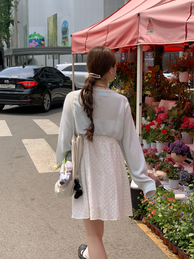 💕URBANE MADE 살안타템🌴💕 뮤트 여름 얇은 볼레로 크롭 리본 볼레로 가디건 (당일 4c) /여름가디건/여름볼레로/휴양지룩/여행룩/데이트룩 상세 이미지 78
