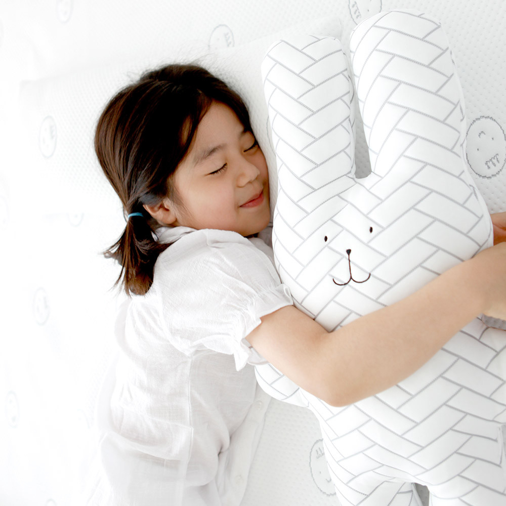 듀라론 냉감 토끼 애착인형 꿈두부 아이차유 아이스 쿨 바디필로우 신소재원단