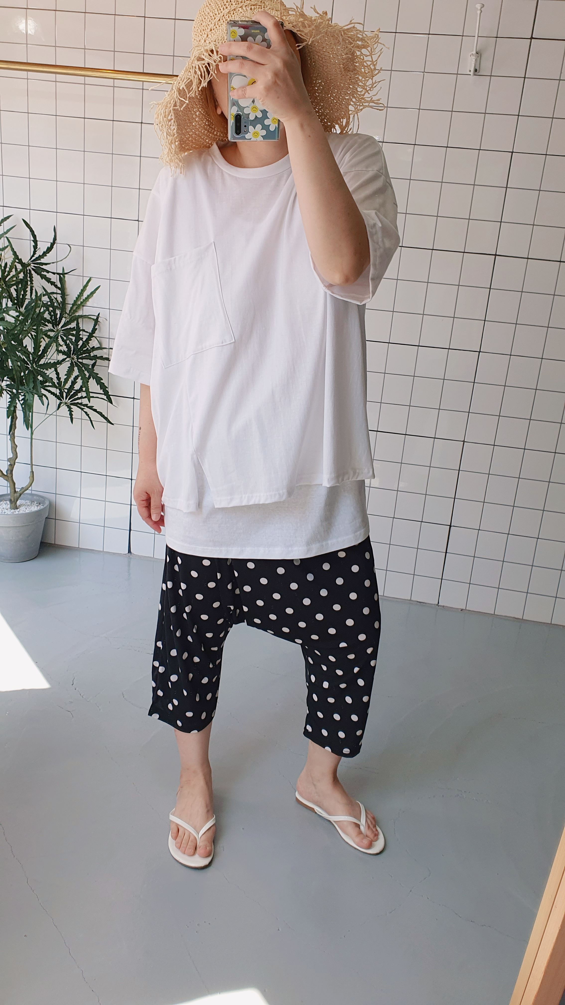 썸머룩 망고땡 냉장고 배기 반바지 - 상세 이미지 5