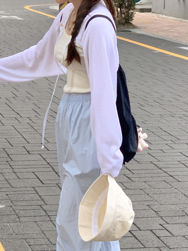 💕URBANE MADE 살안타템🌴💕 뮤트 여름 얇은 볼레로 크롭 리본 볼레로 가디건 (당일 4c) /여름가디건/여름볼레로/휴양지룩/여행룩/데이트룩 상세 이미지 175