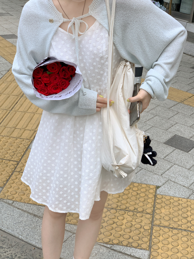 💕URBANE MADE 살안타템🌴💕 뮤트 여름 얇은 볼레로 크롭 리본 볼레로 가디건 (당일 4c) /여름가디건/여름볼레로/휴양지룩/여행룩/데이트룩 상세 이미지 41