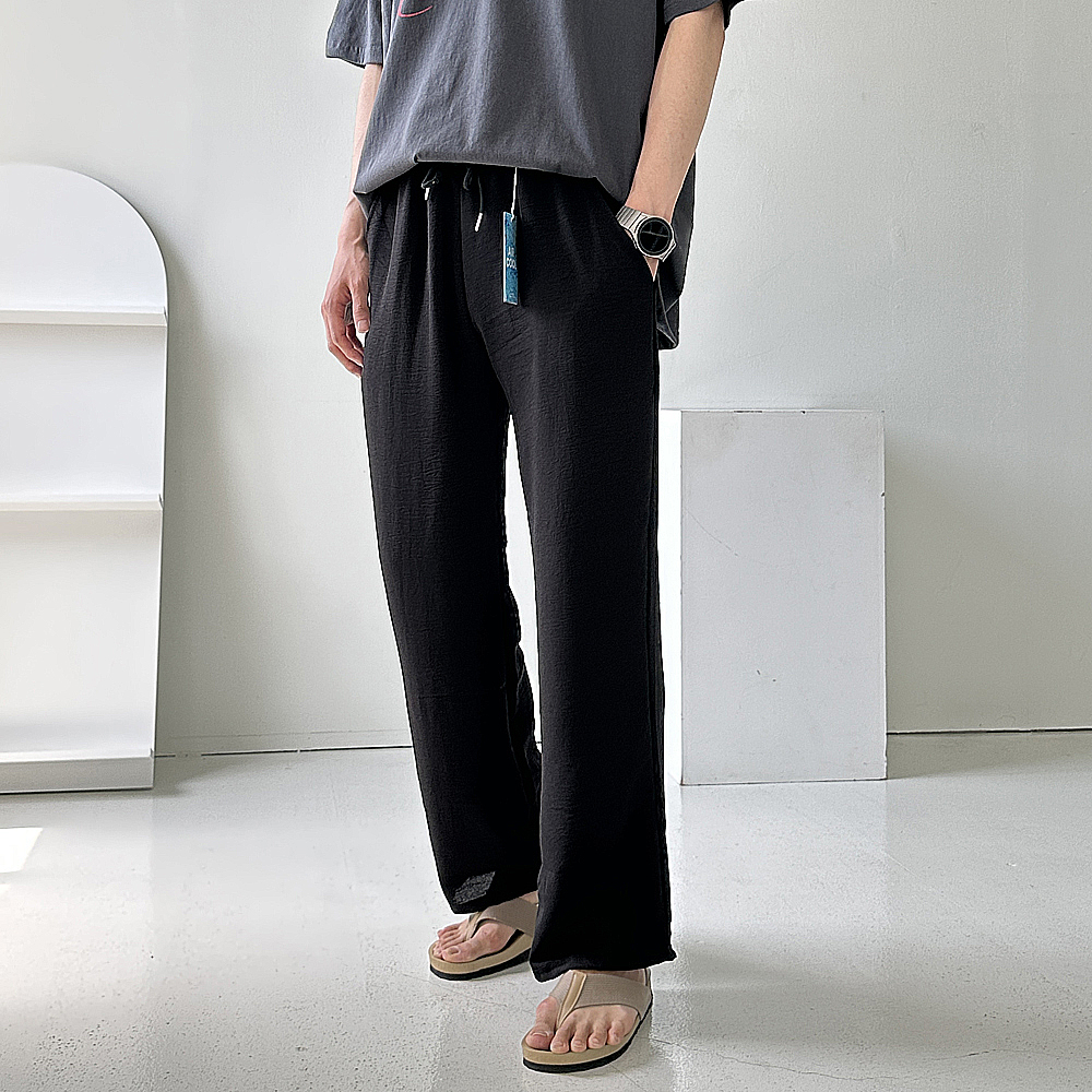 1+1 남자냉장고바지 린넨 아이스팬츠 남성여름바지