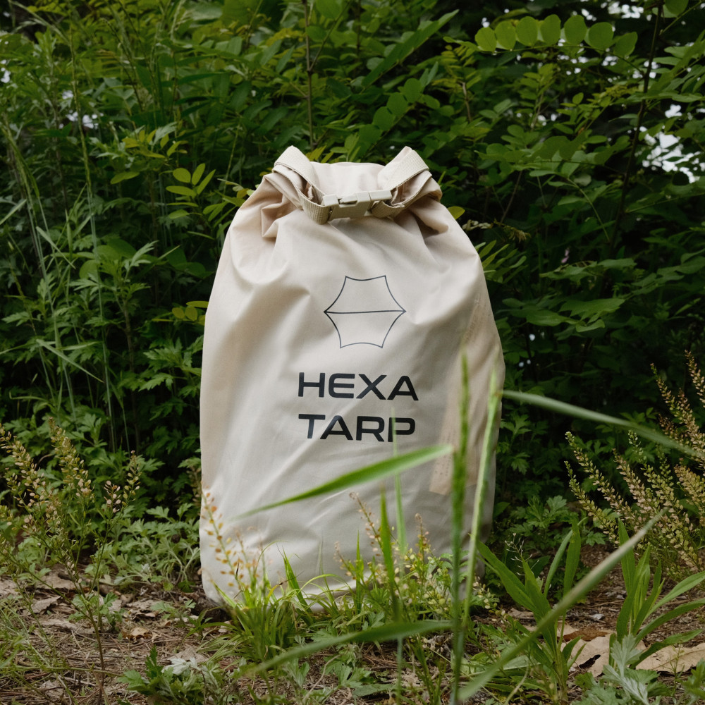 폴라리스 뉴 헥사타프 블랙코팅 캠핑 차박 타프 스킨 대형 그늘막