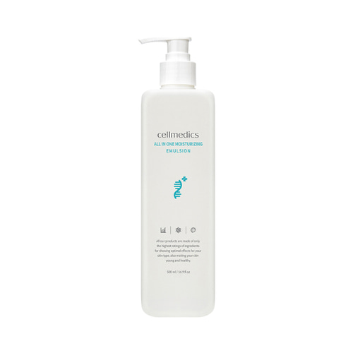 셀메딕스 올인원 모이스춰라이징 에멀전 500ml 수분 재생+샘플 - 상품 이미지