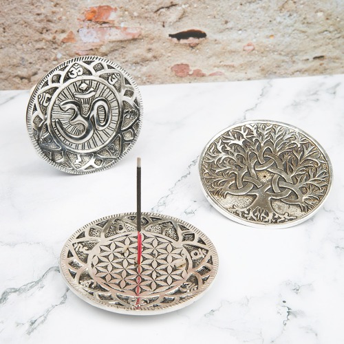 인센스 스틱 홀더 향 피우기 받침대 인센스트레이 향꽂이 메탈 플라틱