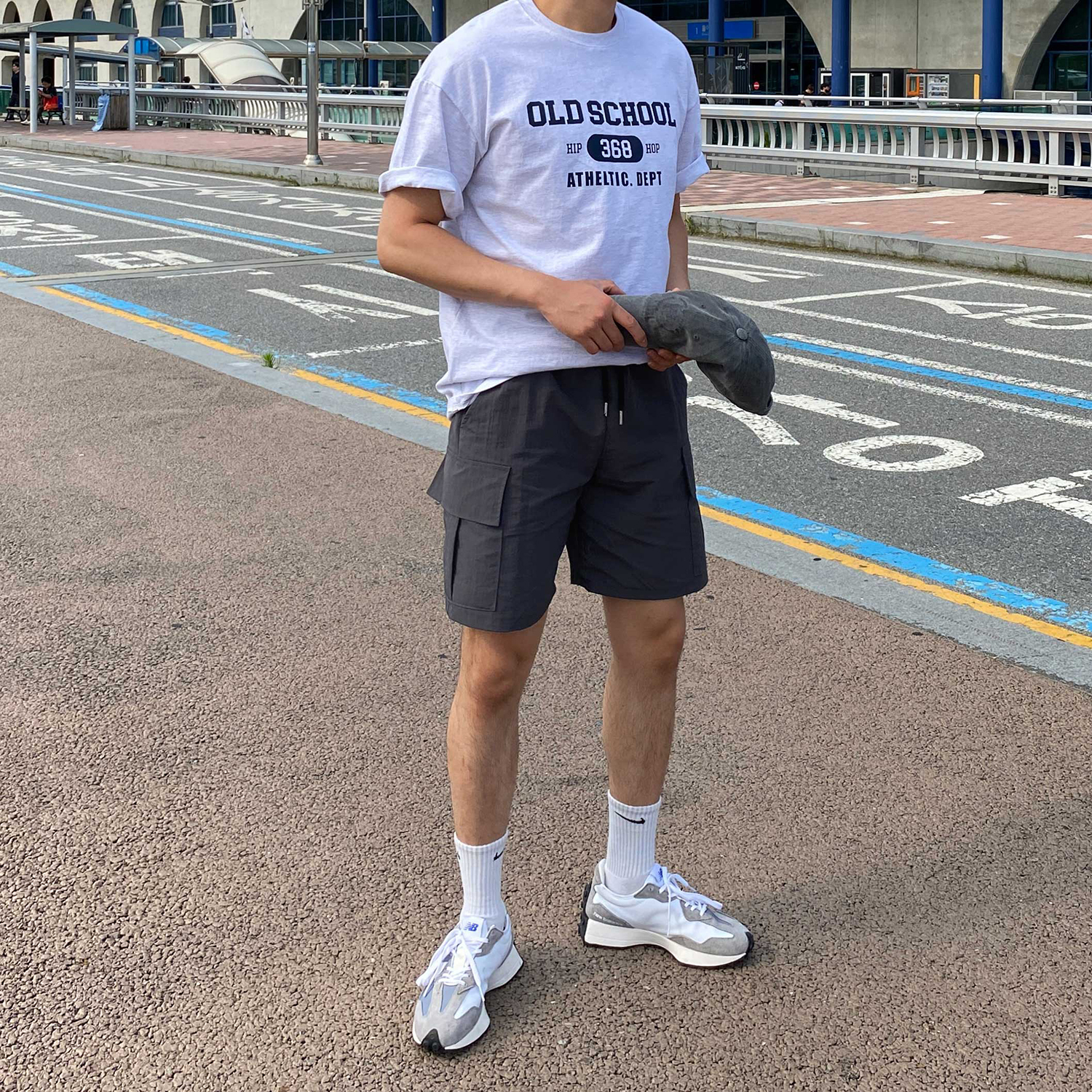 카고반바지 나일론반바지 나일론쇼츠 - 상세 이미지 4