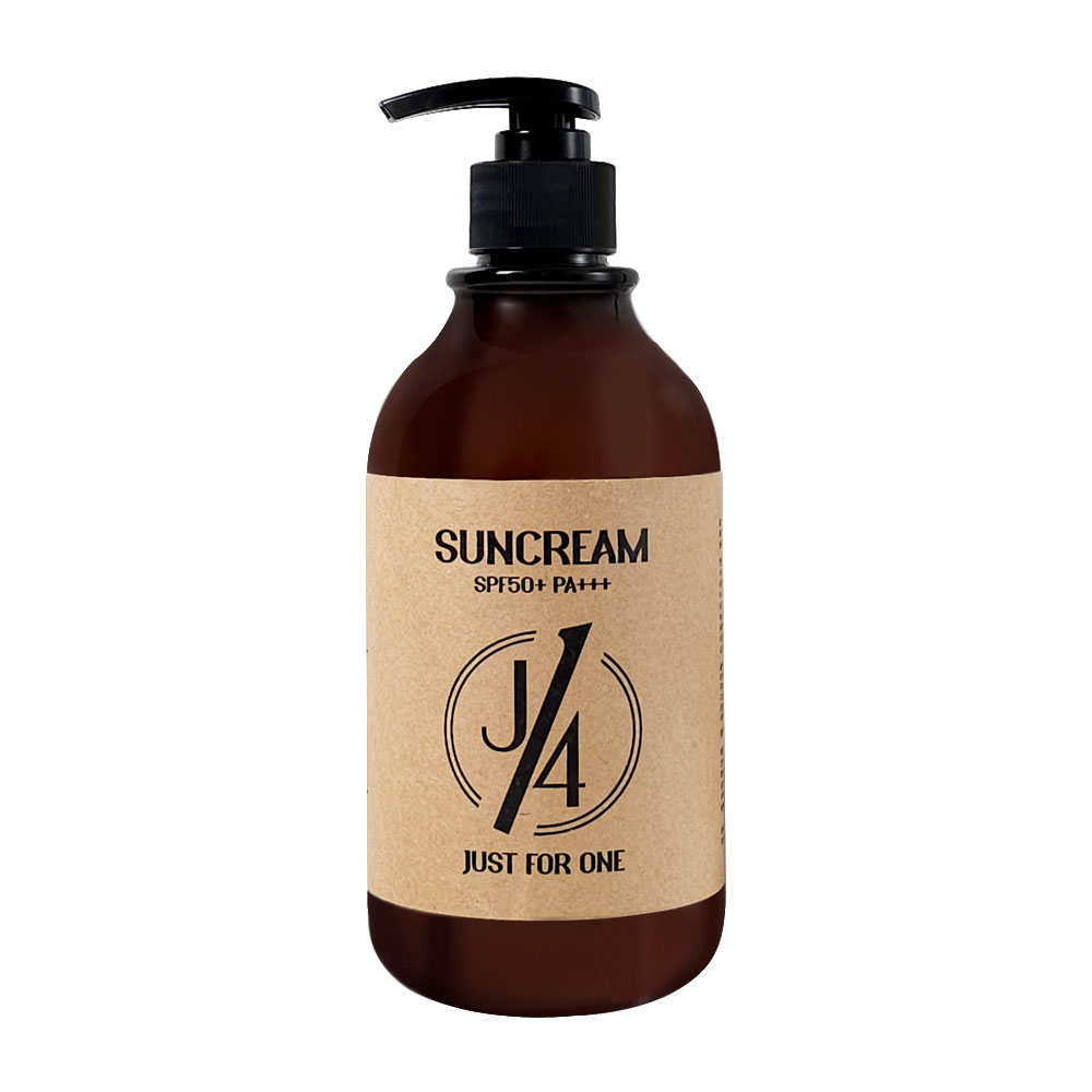 저스트포원 J41 선크림 대용량 500ml SPF50+ 골프 스포츠 끈적임없는 촉촉한 온가족 자외선차단제 썬크림 이미지 8