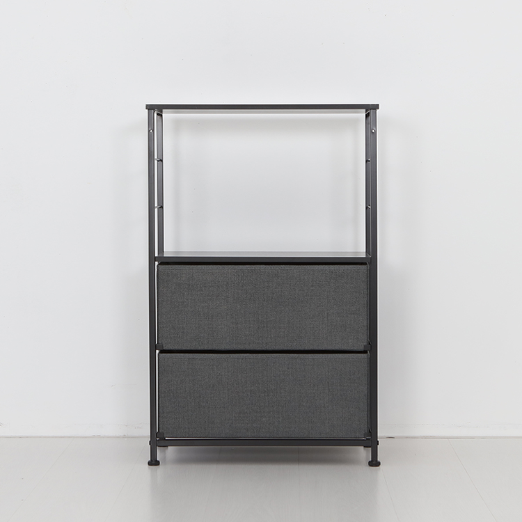 NOVEN 패브릭 서랍장 560860 550x300x855mm, 2단, 다크그레이 6130.7572 - 상세 이미지 5