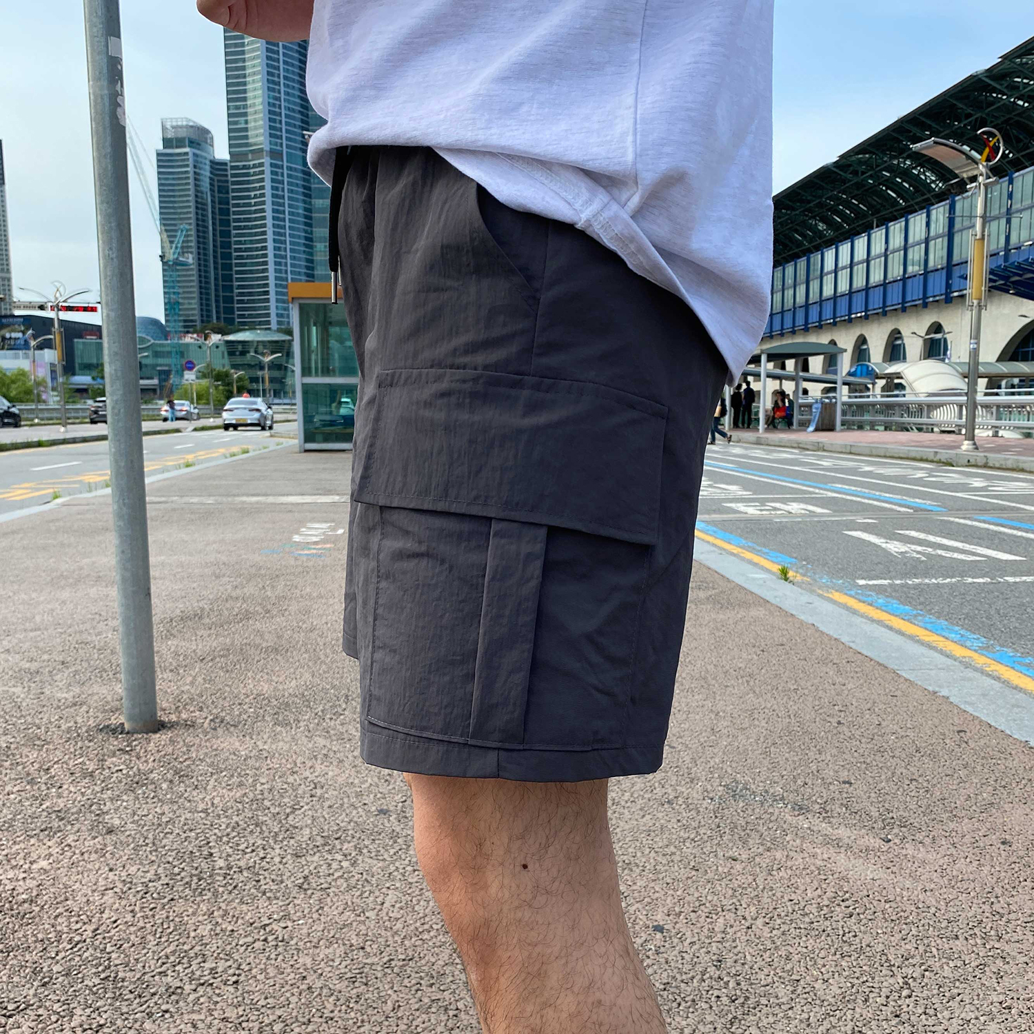 카고반바지 나일론반바지 나일론쇼츠 - 상세 이미지 3