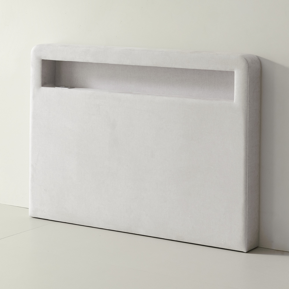 레이나 맞춤 주문제작 LED 패브릭 수납 호텔 침대 헤드보드 싱글