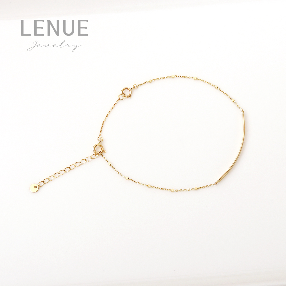레뉴 14K 골드 엑스트라 연장체인 / 목걸이 팔찌 3푼 3cm 5cm 여유줄 보조체인 이미지 6