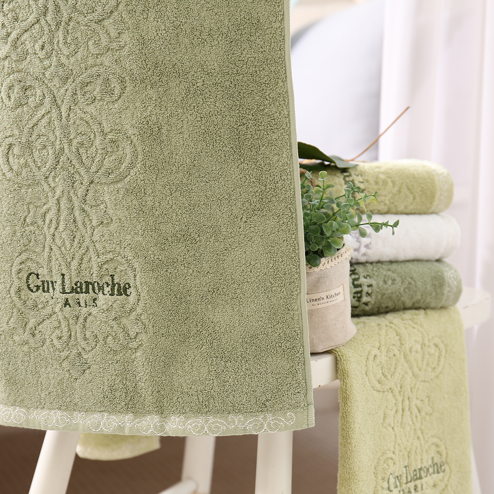 기라로쉬 40수 코마사 그린톤 세면타올 170g - 상세 이미지 5