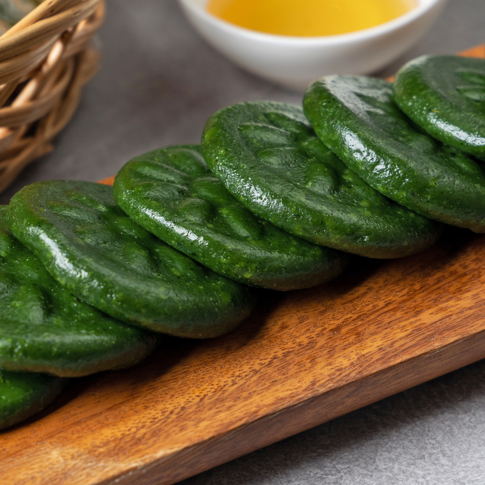 진도쑥 쫄깃한 수제 쑥개떡 1kg 쑥떡 식사대용 - 상세 이미지 3
