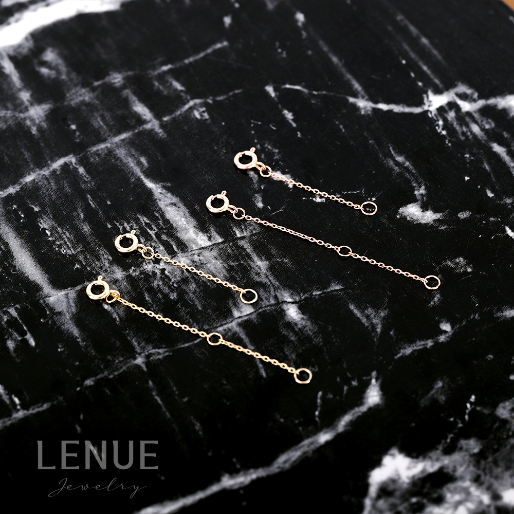 레뉴 14K 골드 엑스트라 연장체인 / 목걸이 팔찌 3푼 3cm 5cm 여유줄 보조체인 - 메인 이미지