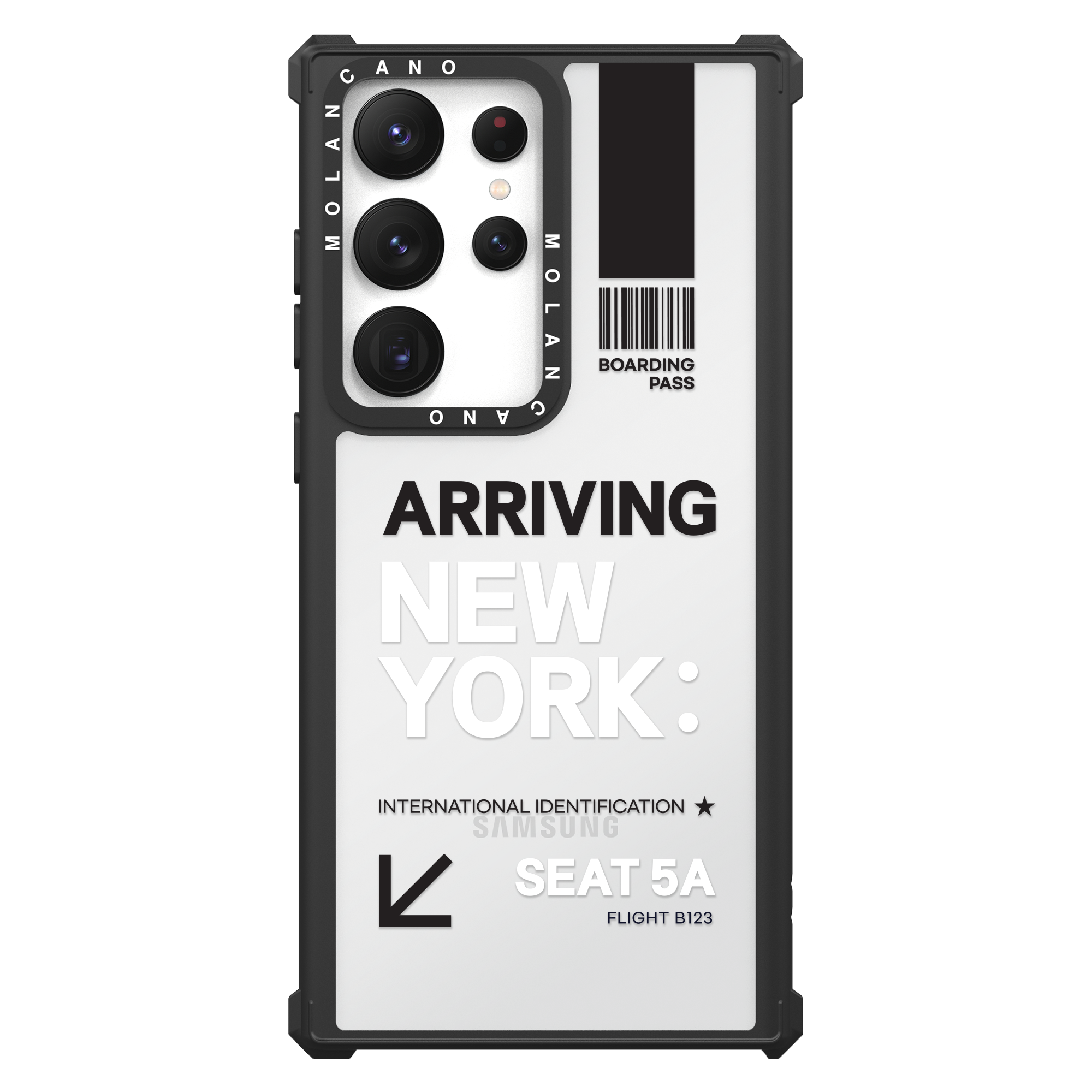모란카노 갤럭시 S22 울트라 플러스 임팩트 제로 디자인 플러스 케이스 뉴욕티켓 - 상품 이미지