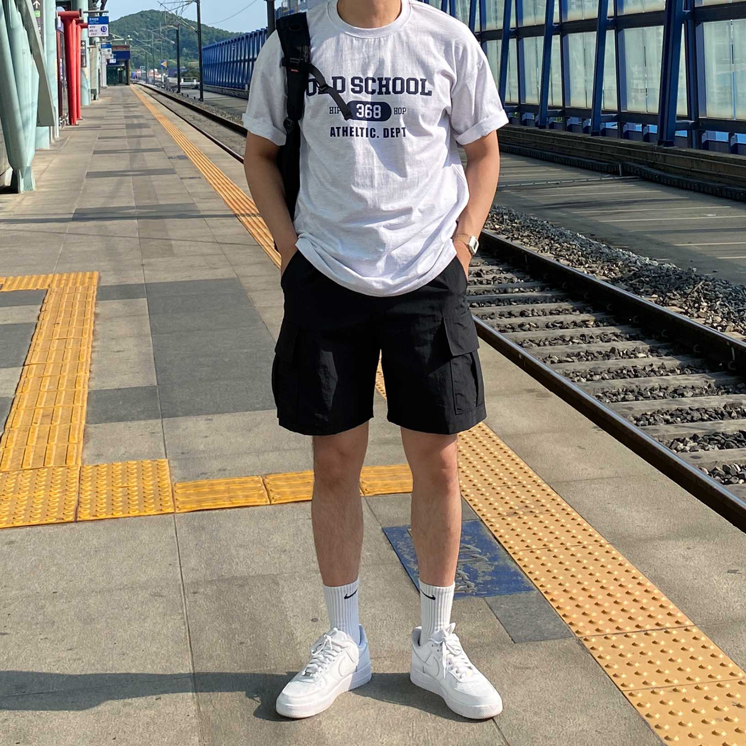 1+1 카고반바지 나일론반바지 나일론쇼츠 - 상세 이미지 4