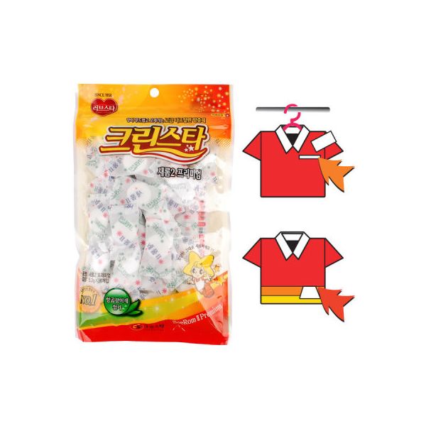 나프탈렌 방충제 새롬2호 옷장 좀벌레 냄새 습기제거 334031 크린스타 J : JPshopthree