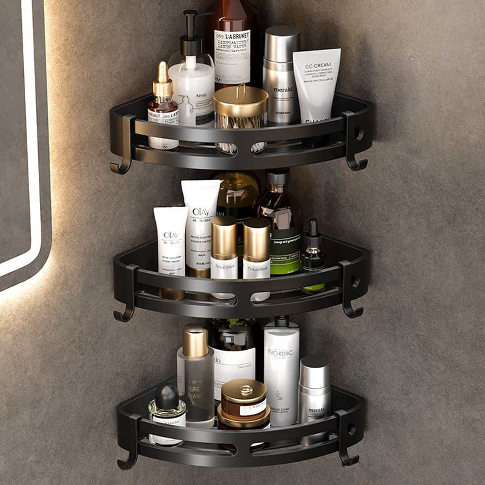 [단독] 무타공 욕실선반 화장실 코너선반 정리대