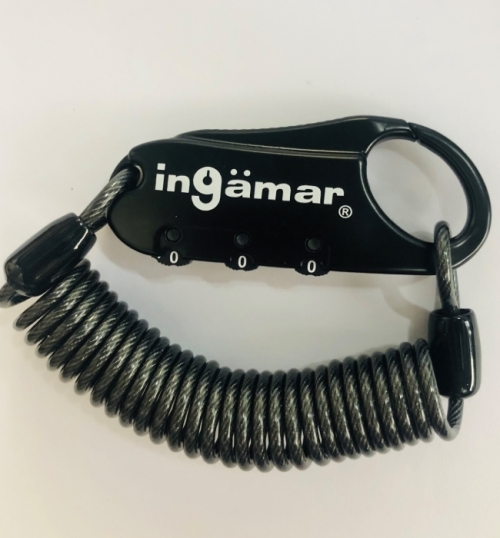 [한국자전거총판] 인게머 번호키(중) 블랙