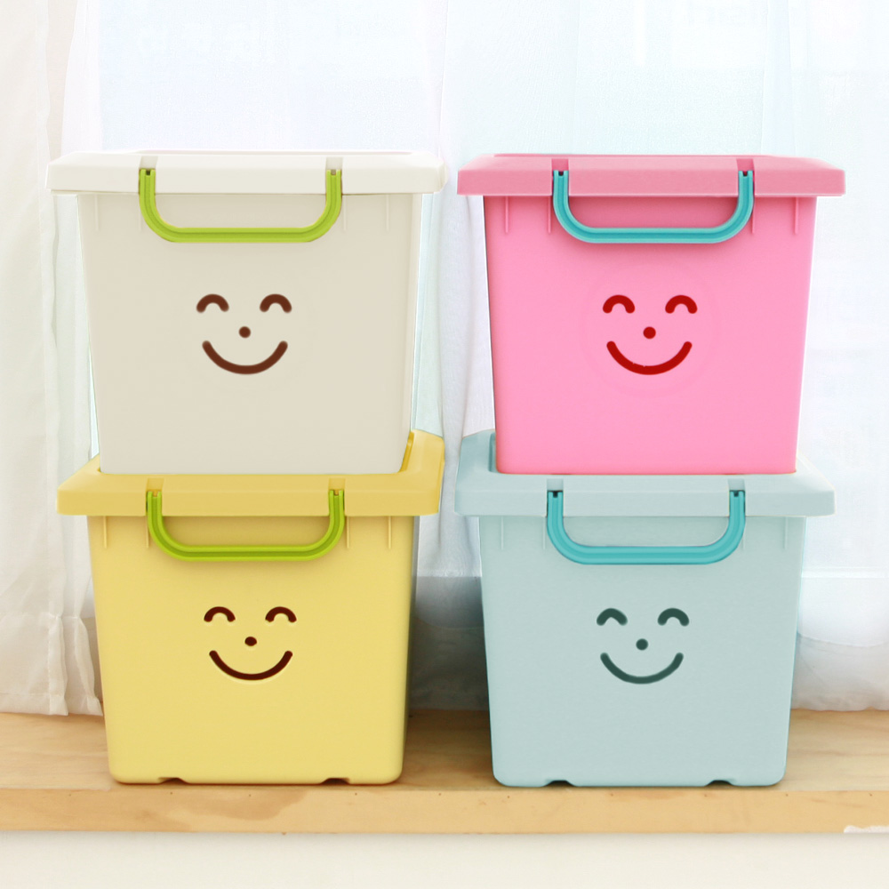스마일 장난감정리함 40L 2P 대용량 정리함 - 메인 이미지
