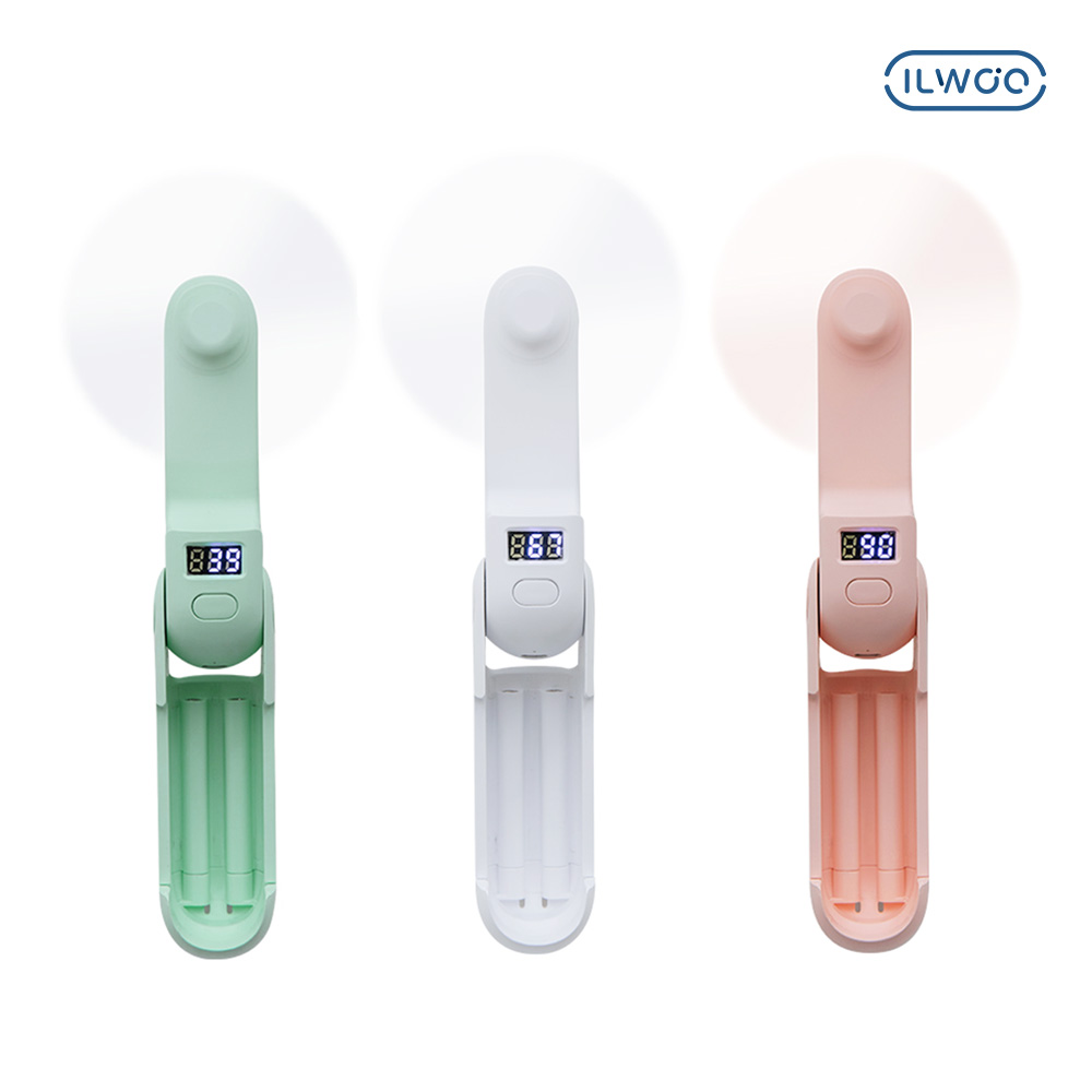 일우 접이식 휴대용 선풍기 보조배터리 미니 핸디선풍기 손 선풍기 IW-T80 - 메인 이미지