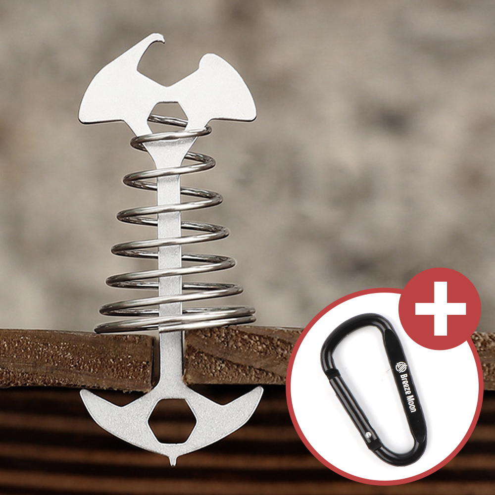 브리즈문 캠핑 데크팩 오징어 데크용 나사 팩 텐트 고정핀 샤크