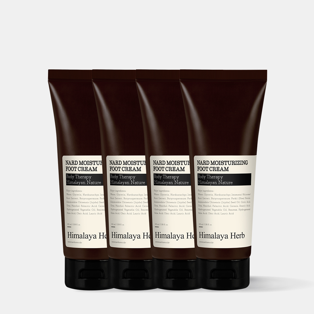 [4개] 나드 고보습 각질케어 풋크림 100ml