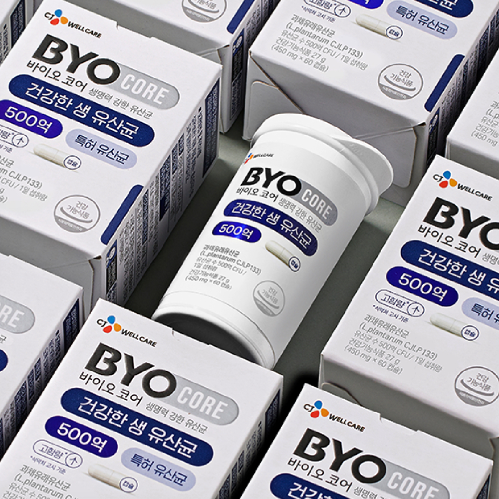 CJ 바이오코어 500억 보장 부자 최화정 유산균 상온보관 프로바이오틱스 60캡슐, 1개