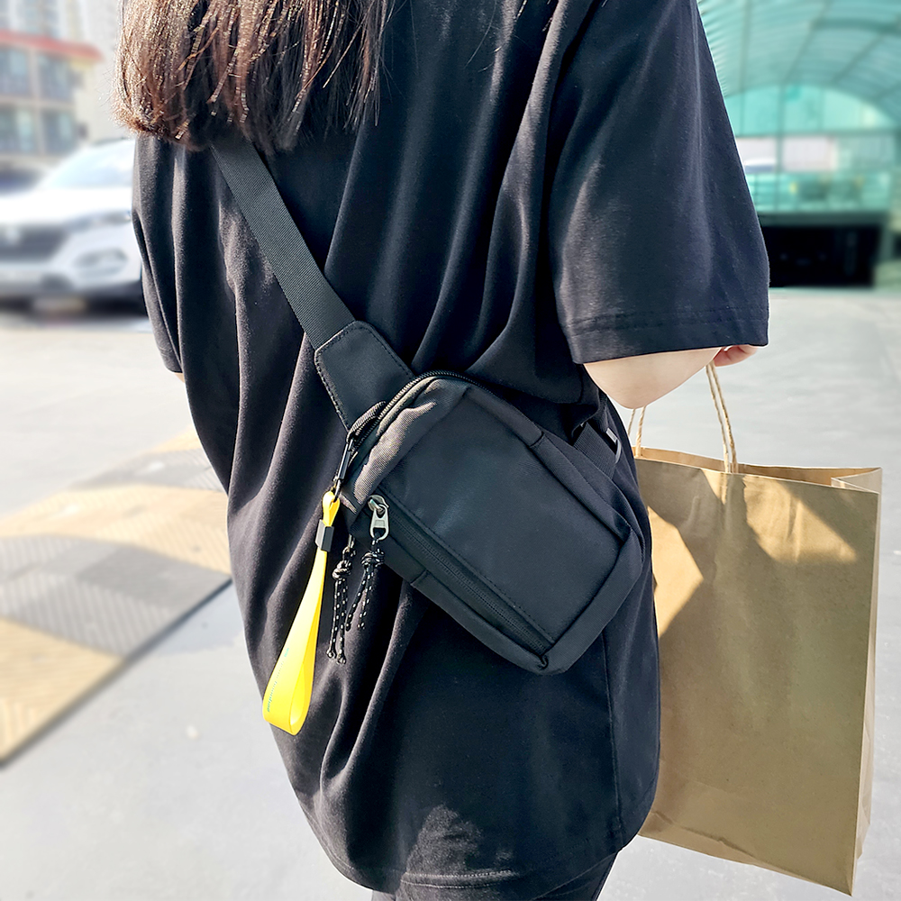 베어버스 슬링백 미니 크로스 바디백 여행용 데일리백 블랙