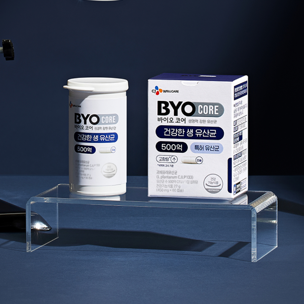 CJ 바이오코어 500억 보장 부자 최화정 유산균 상온보관 프로바이오틱스 60캡슐, 1개