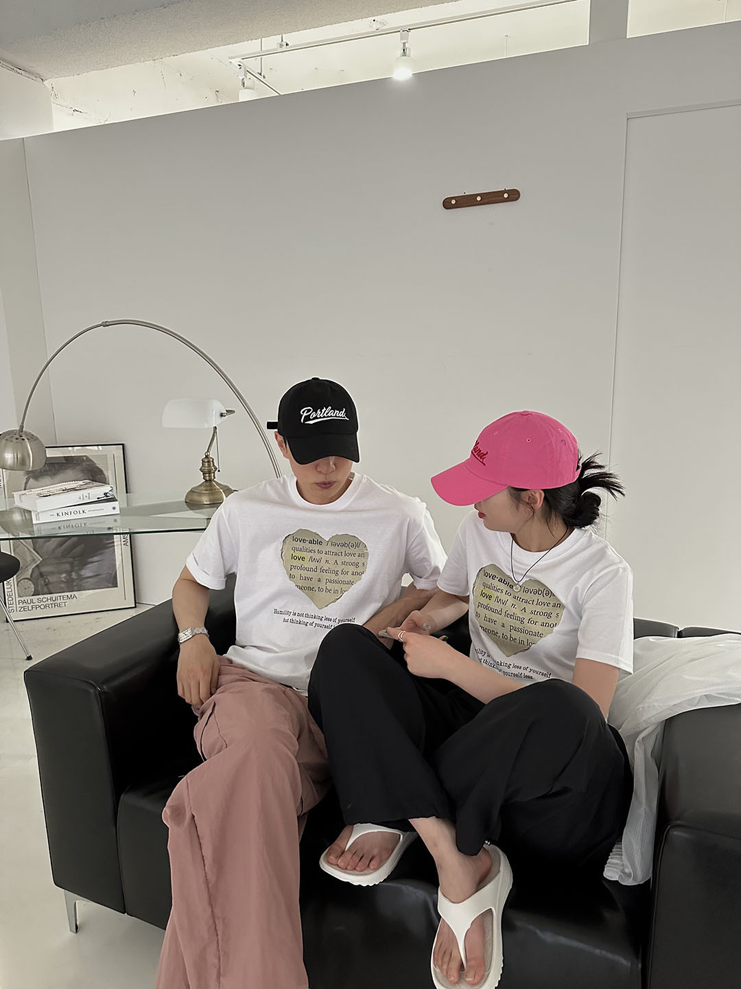 [unisex] 페이퍼 하트 커플시밀러룩 상세 이미지 5