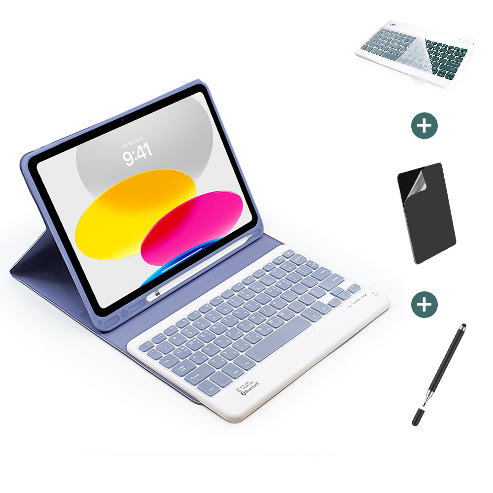 아이패드 11세대 10세대 10.9인치 애플펜슬 수납 콤비 블루투스 키보드 케이스