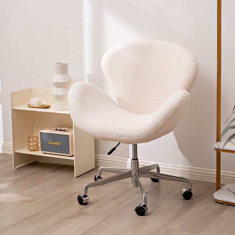 백조의자 바퀴 달린 라운지 스완  에그체어 안락의자 Lounge Swan Chair With Wheel - 상세 이미지 2