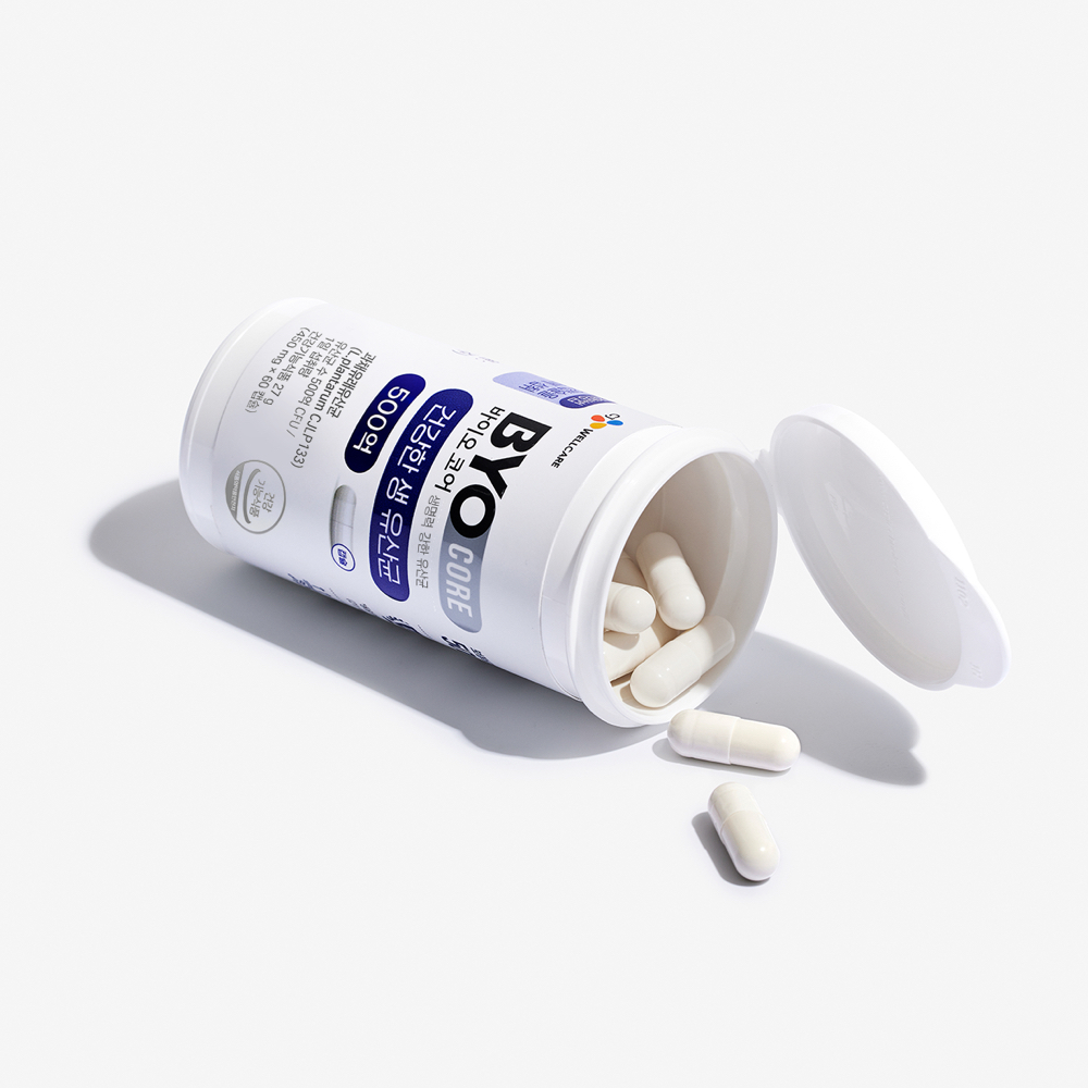 CJ 바이오코어 500억 보장 부자 최화정 유산균 상온보관 프로바이오틱스 60캡슐, 1개