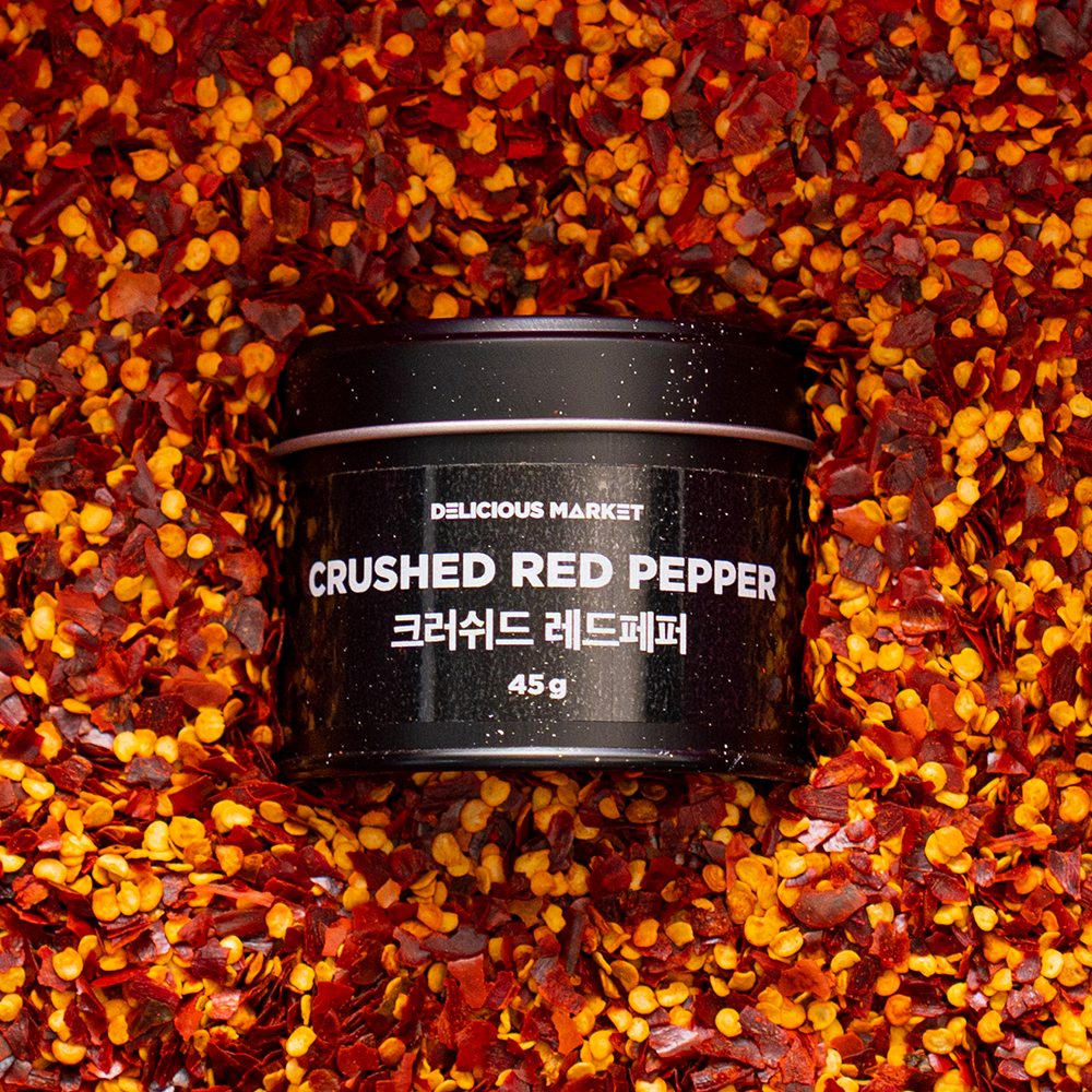 크러쉬드레드페퍼 45g 베트남고춧가루 매운고춧가루 딜리셔스마켓 더블랙 향신료