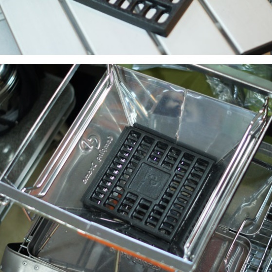 캠핑용 숯불 화로 재 받침대 대형 캠핑 화로대 숯 받침대